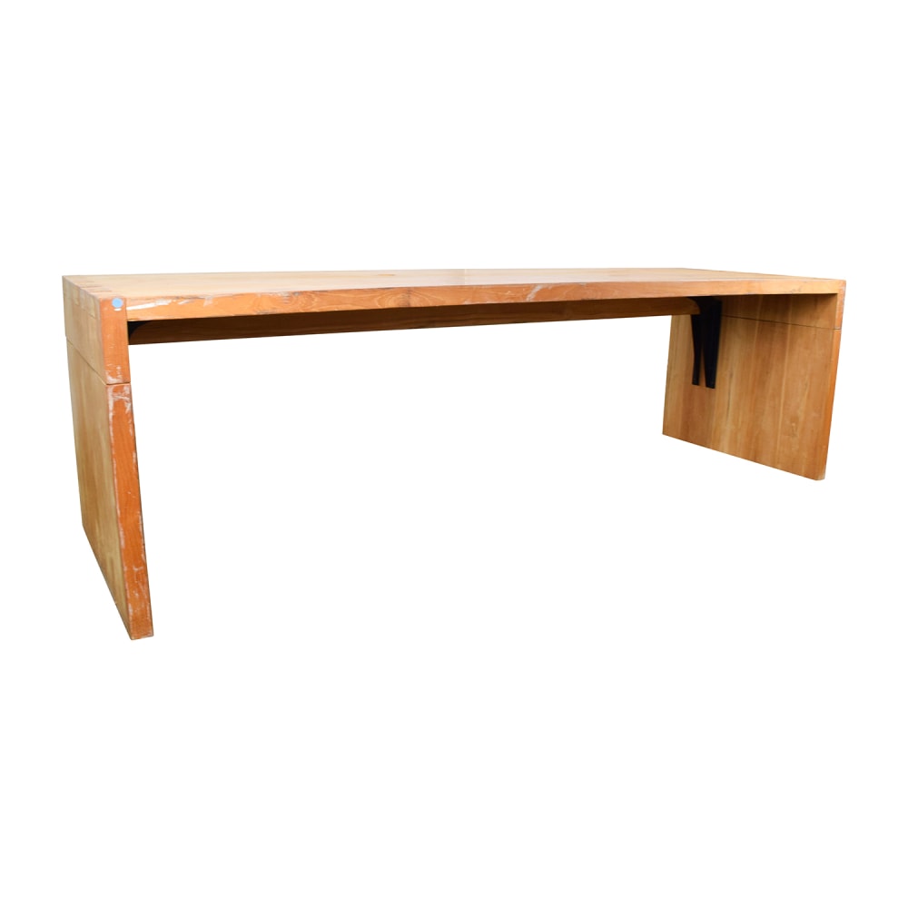 82% OFF - Custom Made Teak Wood Long Table / Tables