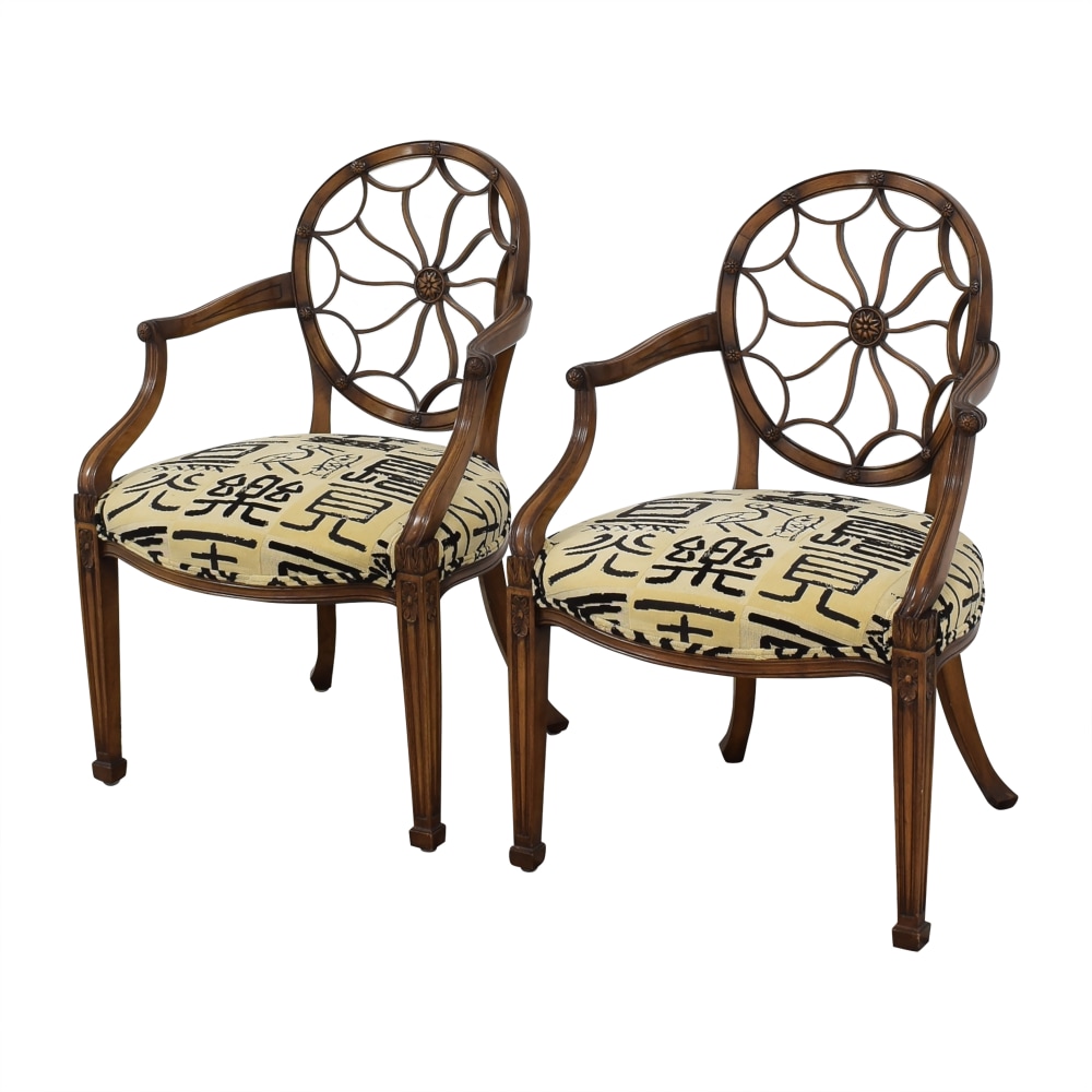 king louis arm dining chair