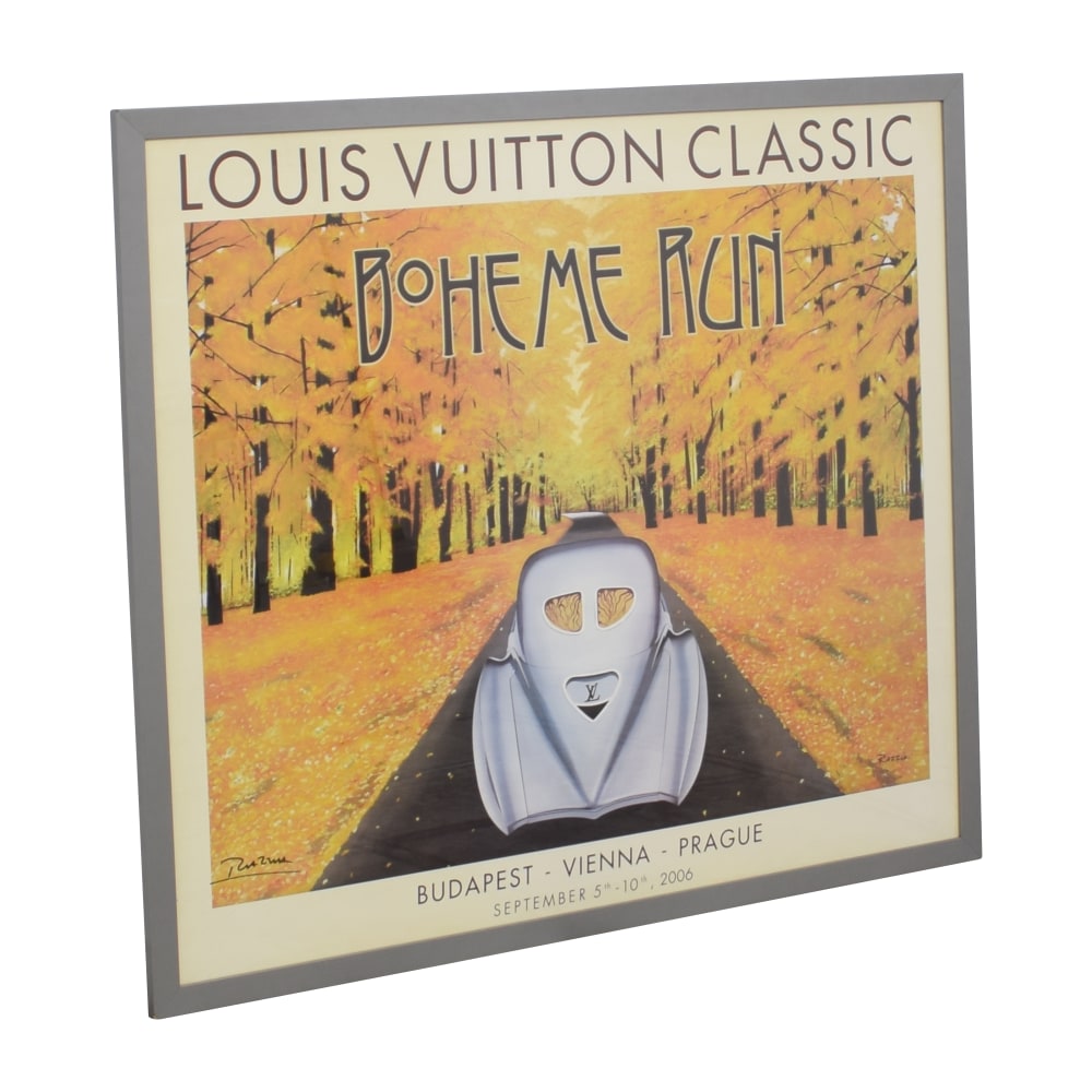 Louis Vuitton Classic Boheme Run Original Vintage Poster