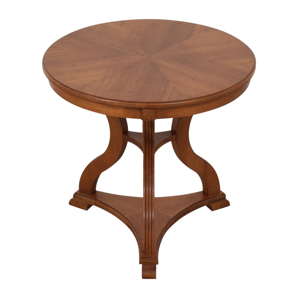 Ethan Allen Legacy Round Accent Table sale