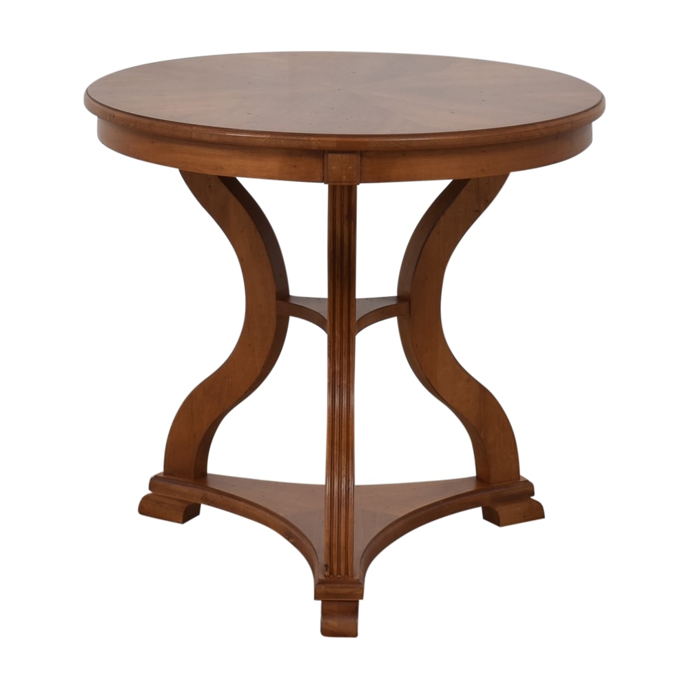 shop Ethan Allen Legacy Round Accent Table Ethan Allen Tables