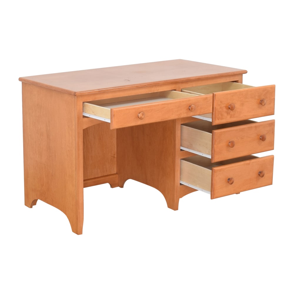  Four Drawer Pedestal Desk ma