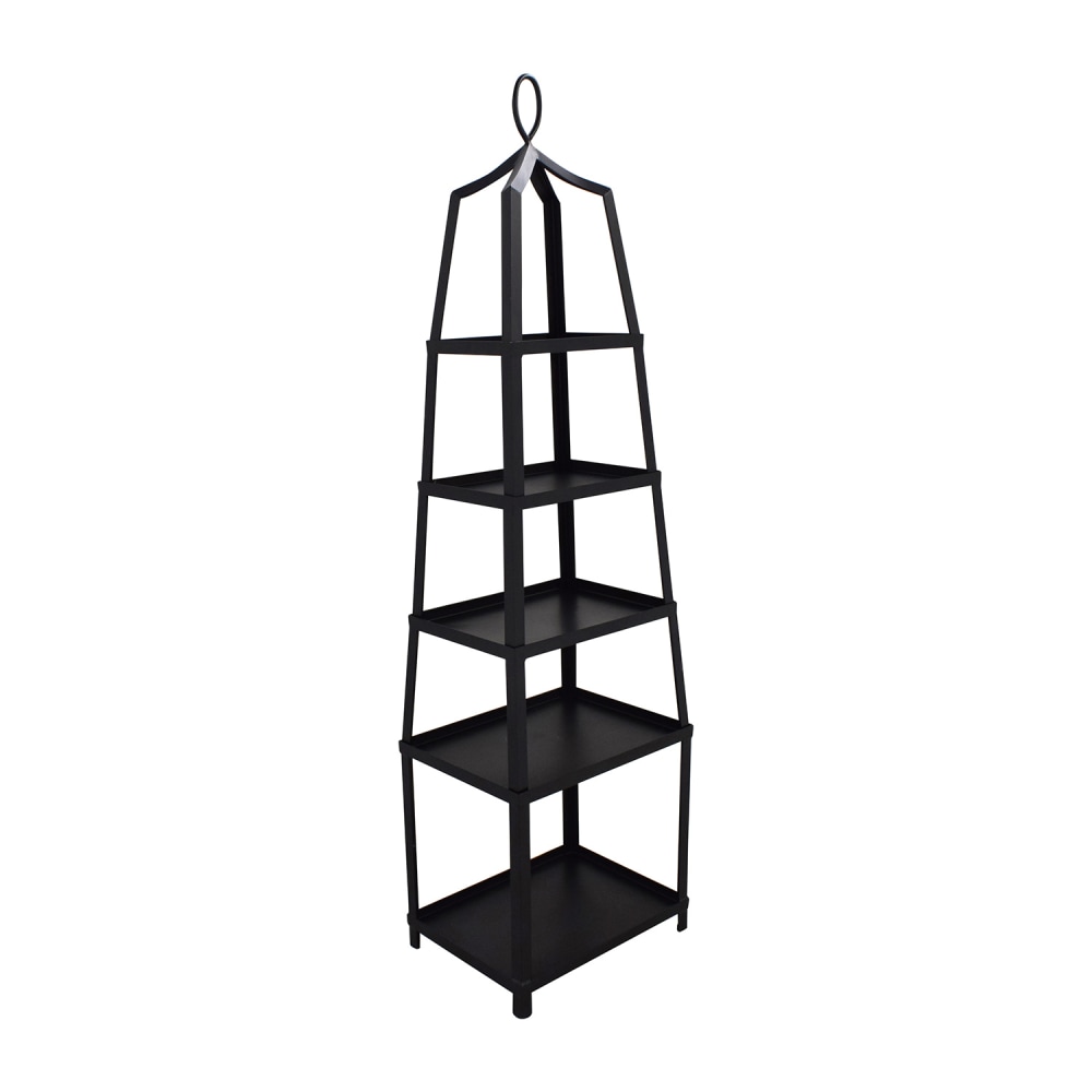 Ballard Designs Ballard Design Grand Tour Black Metal Etagere