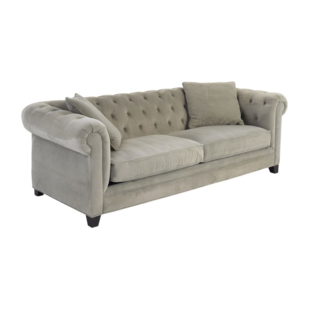 Martha Stewart Saybridge Grey Sofa 63