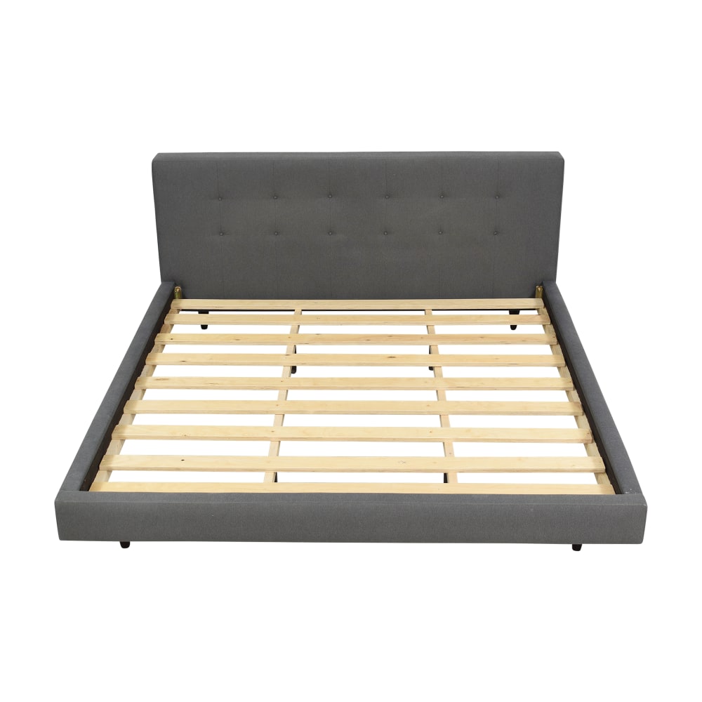 Crate & Barrel Tate Upholstered King Bed | 48% Off | Kaiyo