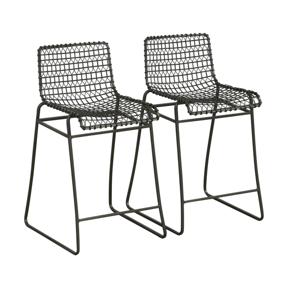 shop Crate & Barrel Tig Counter Stools Crate & Barrel