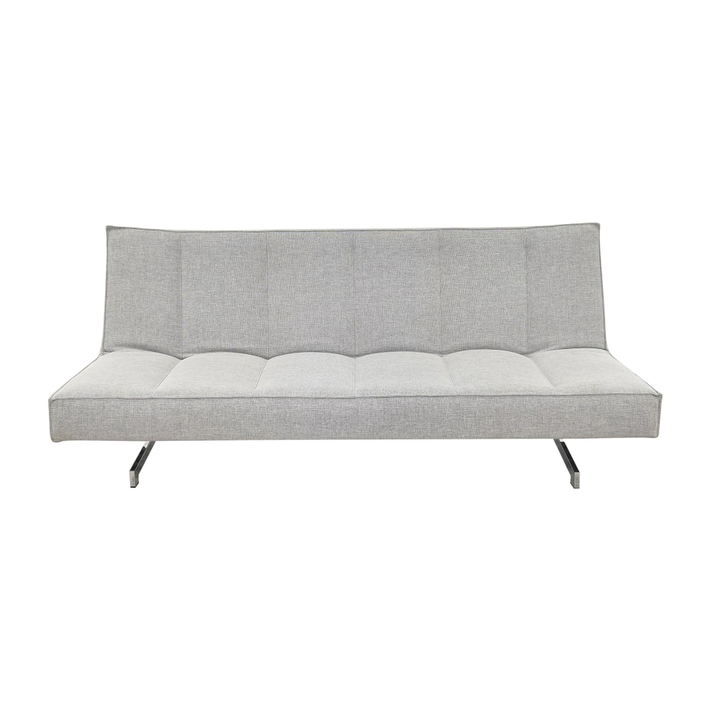 Cb2 Flex Microgrid Grey Sleeper Sofa 24 Off Kaiyo