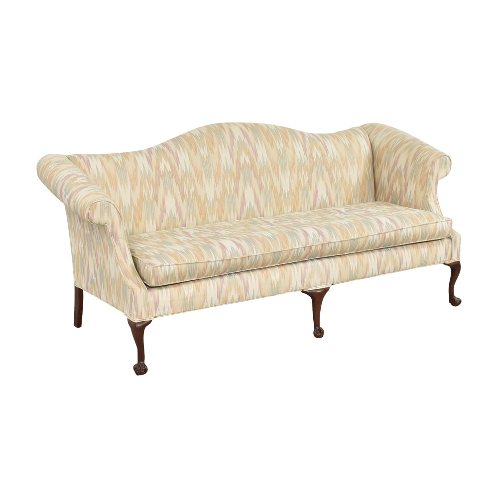 Thomasville Camelback Patterned Sofa 82 Off Kaiyo