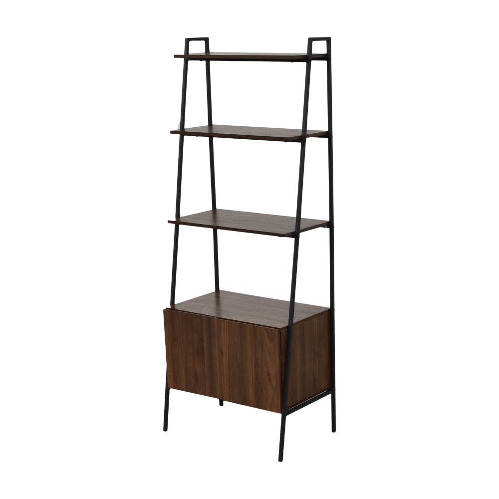 Walker Edison Industrial Ladder Bookcase | 17% Off | Kaiyo