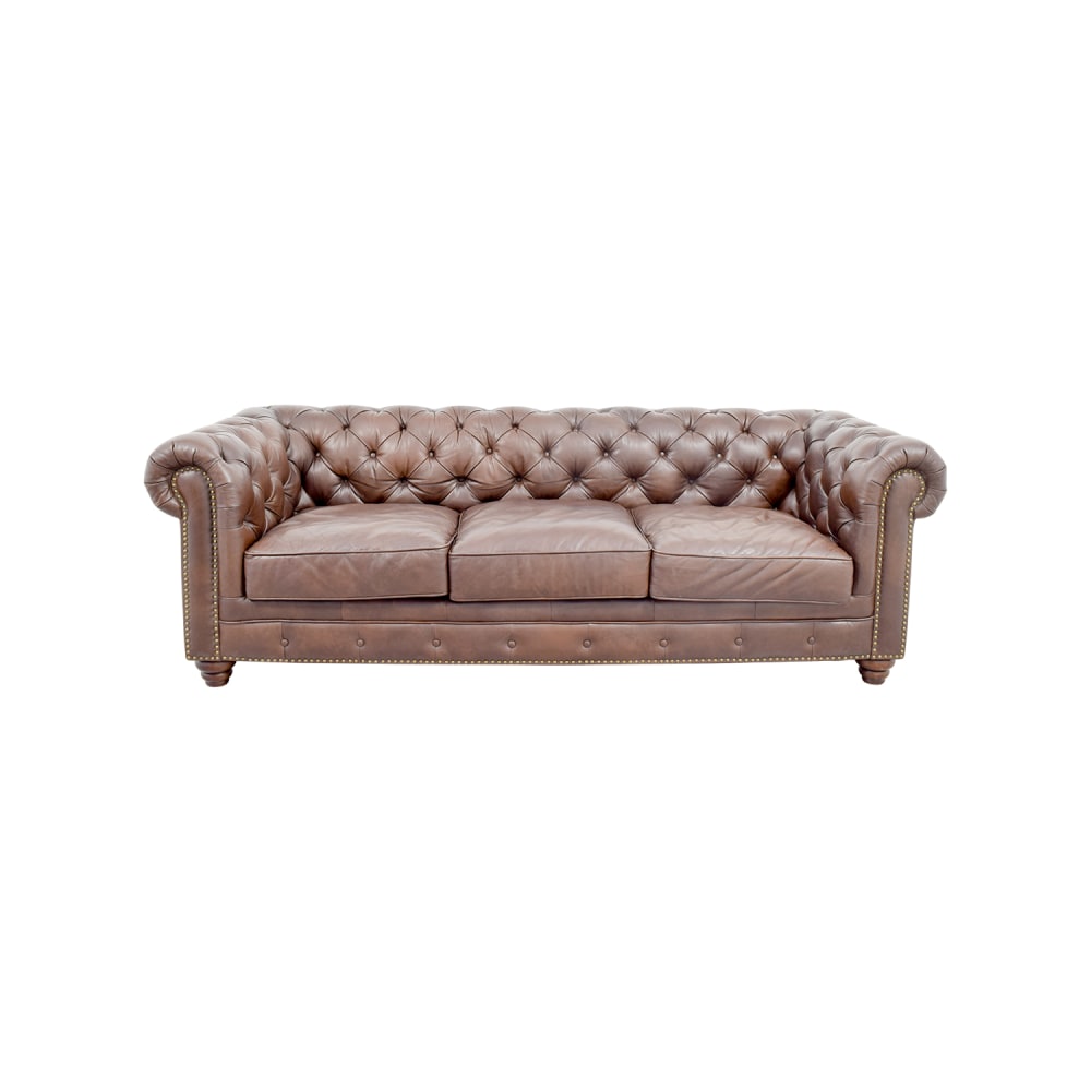 Tufted Leather Sofa