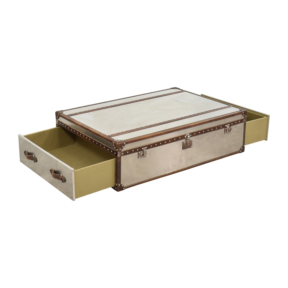 Restoration Hardware Mayfair Steamer Trunk Coffee Table, 58% Off