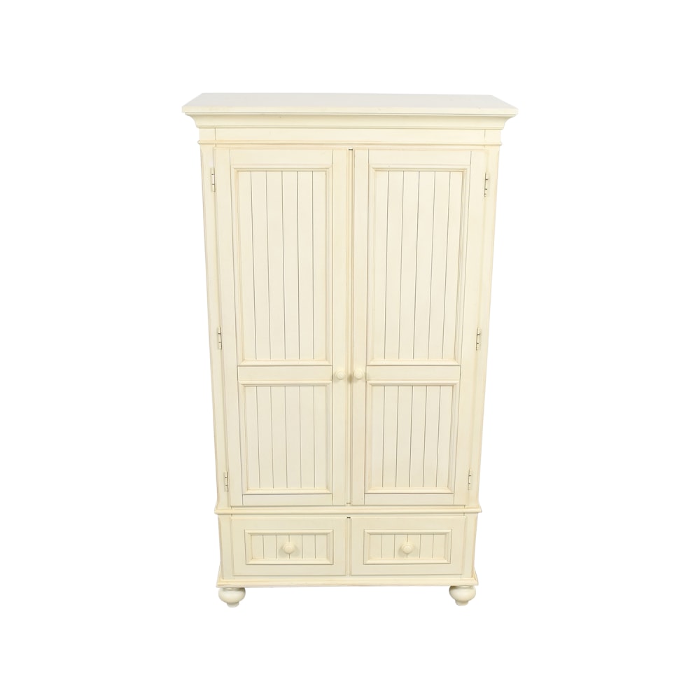 shop Ethan Allen White Armoire Ethan Allen Wardrobes & Armoires