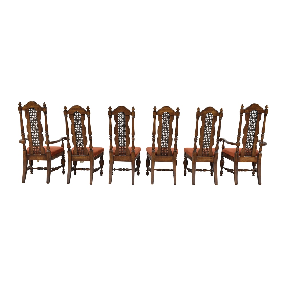 Flair Upholstered Lattice Back Dining Chairs | 72% Off | Kaiyo