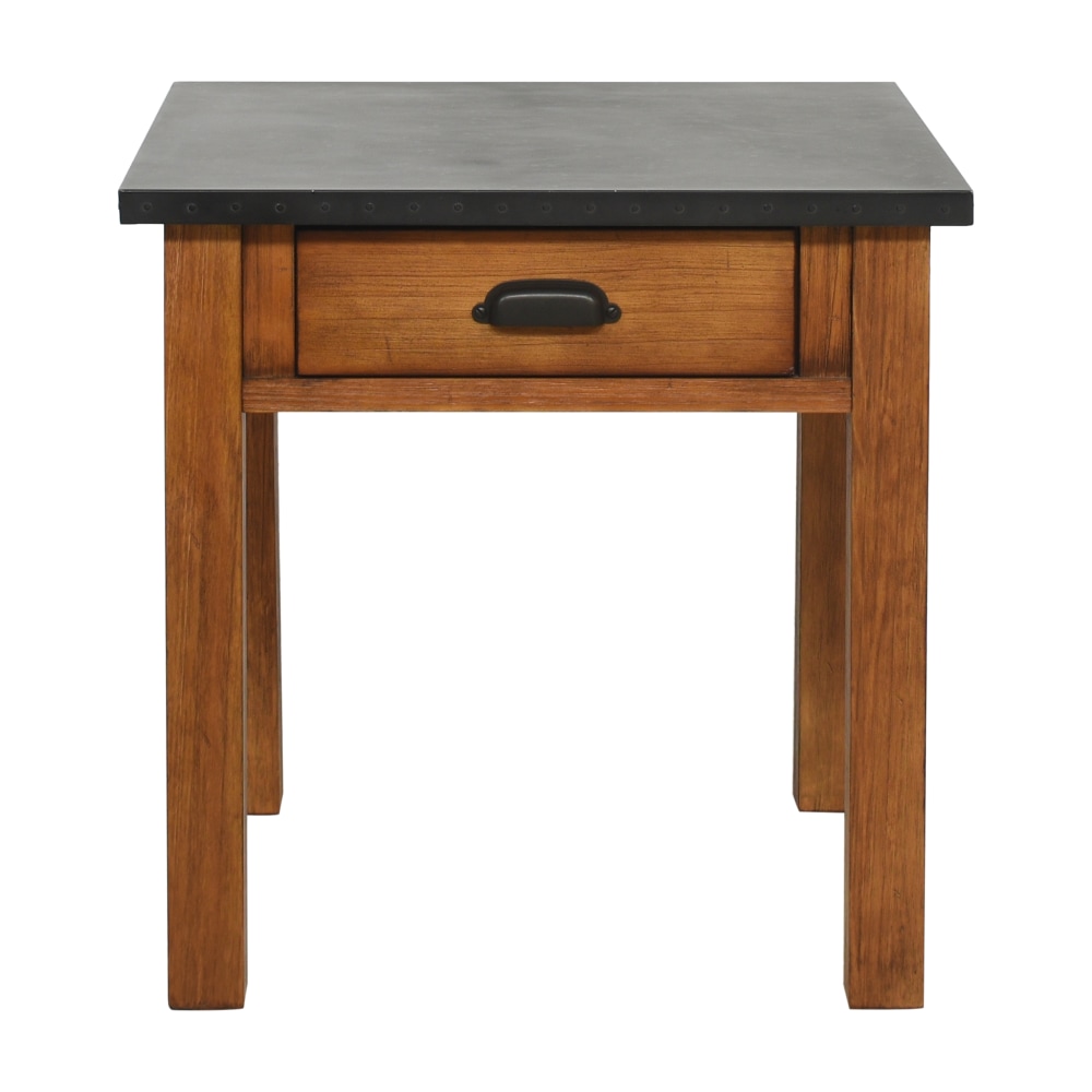 Pottery Barn Channing Single Drawer End Table | 33% Off | Kaiyo