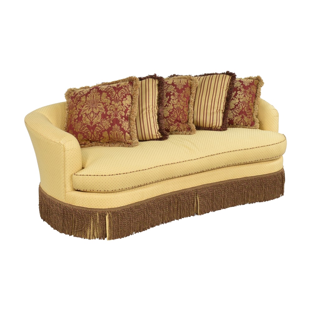 Bentley Churchill Sofa With Fringe 74