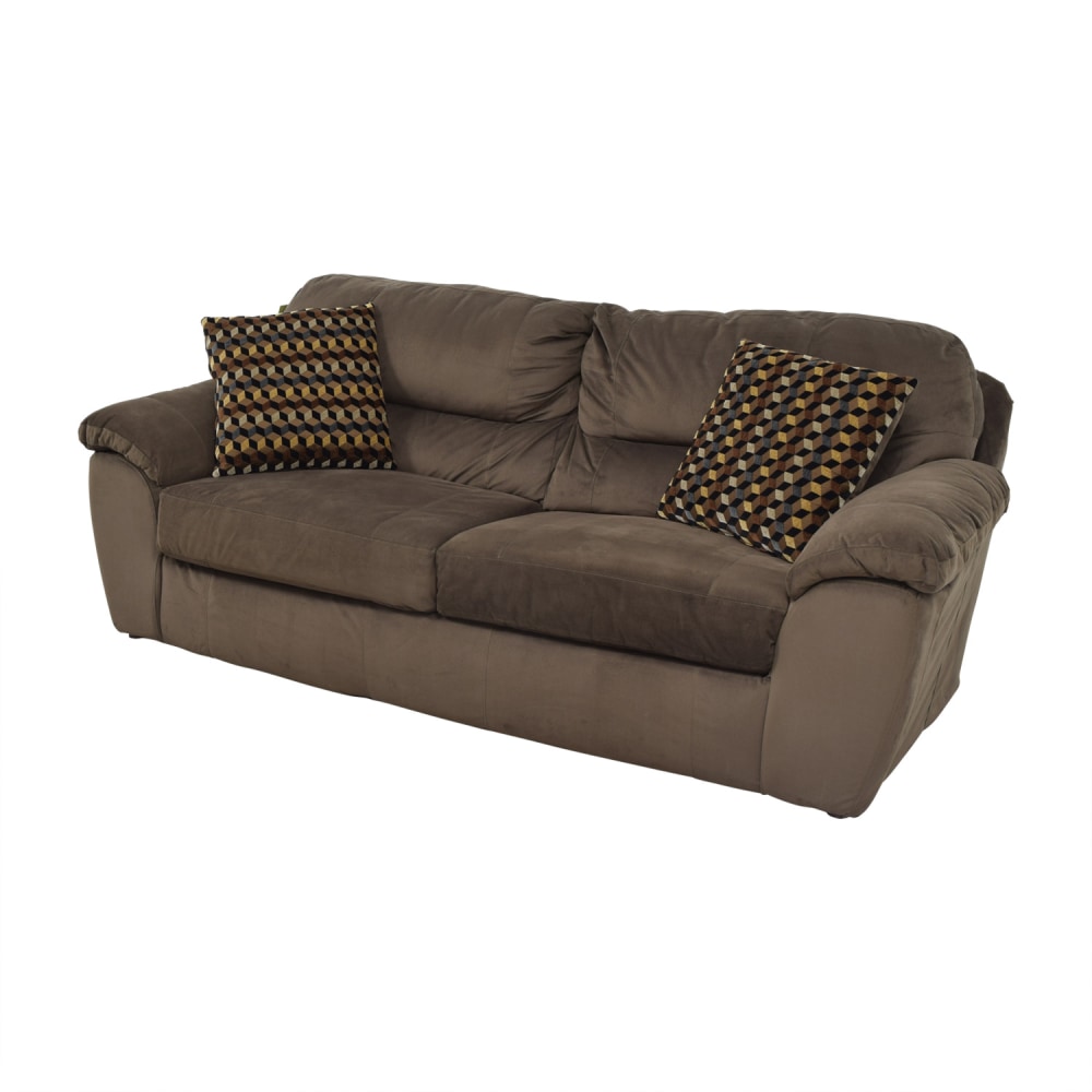 Furniture Brown Bailey Two Cushion Sofa