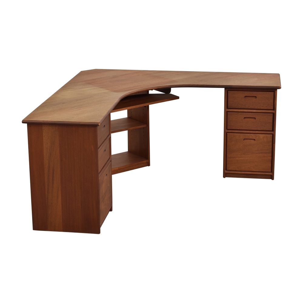 Little Corner Desk  Hardwood Artisans Handcrafted Office Furniture