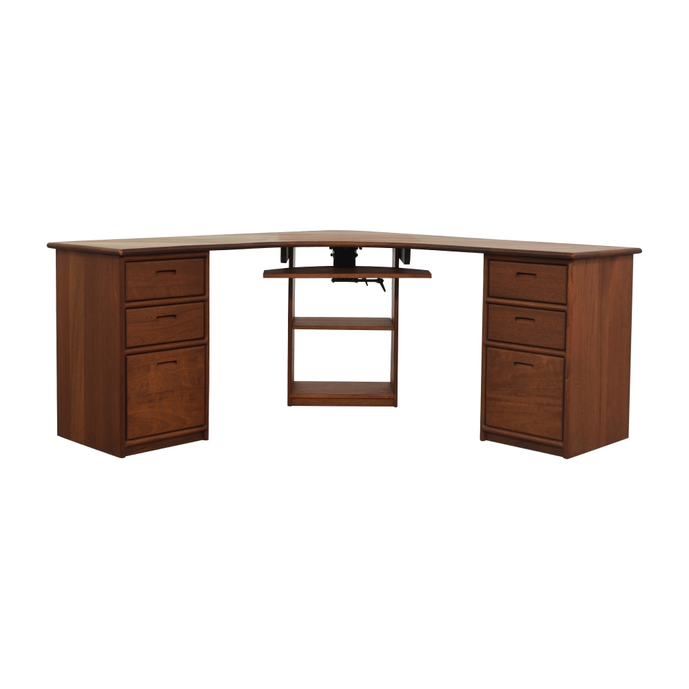 Little Corner Desk  Hardwood Artisans Handcrafted Office Furniture