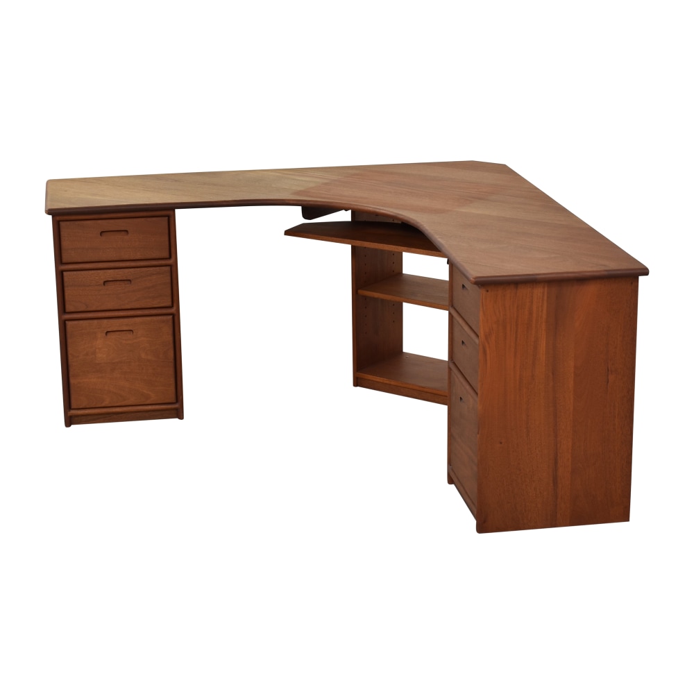 Little Corner Desk  Hardwood Artisans Handcrafted Office Furniture