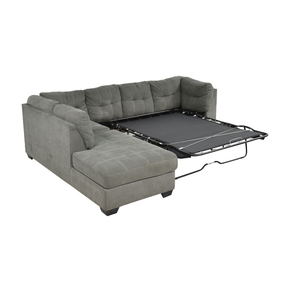 Used Ashley Furniture Sleeper Sectional Sofa 