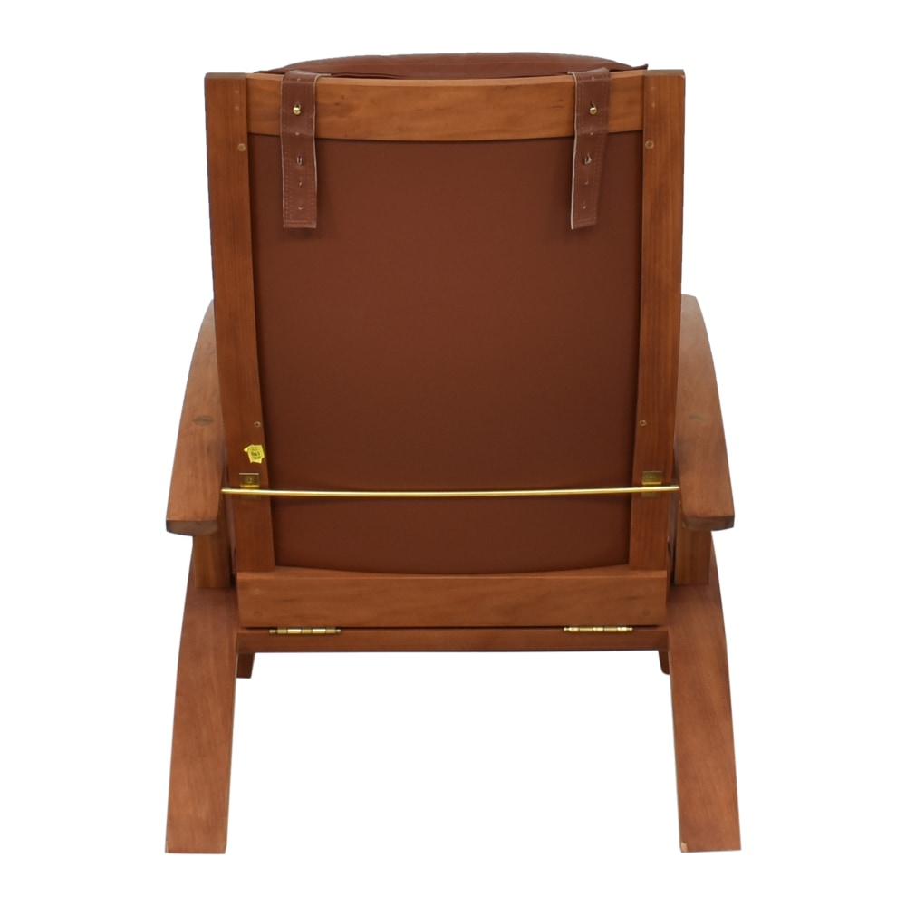 Thos Moser Lolling Chair with Ottoman, 37% Off