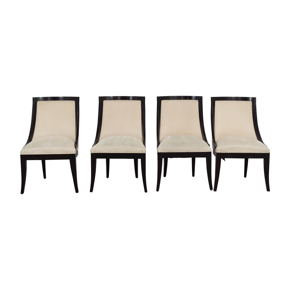 Restoration Hardware Restoration Hardware Cream Upholstered Dining Chairs