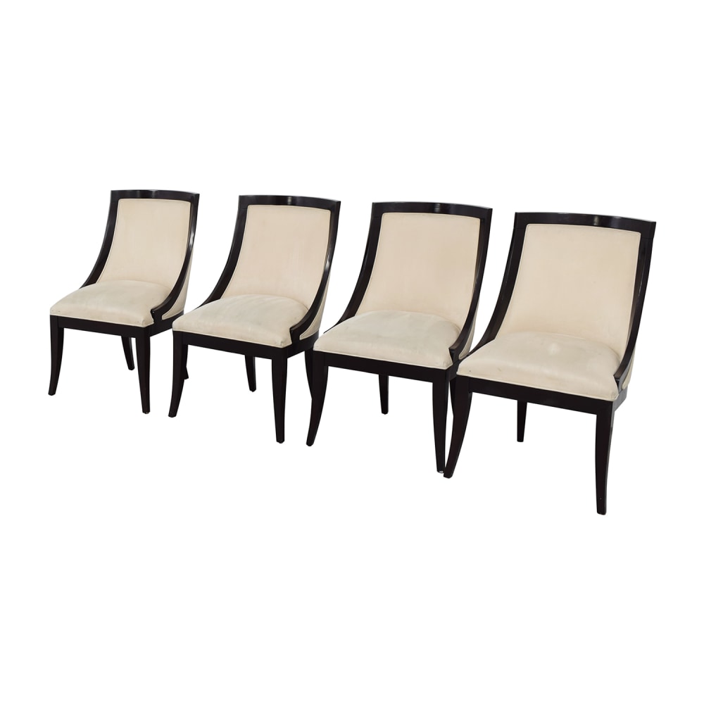 buy Restoration Hardware Cream Upholstered Dining Chairs Restoration Hardware Dining Chairs