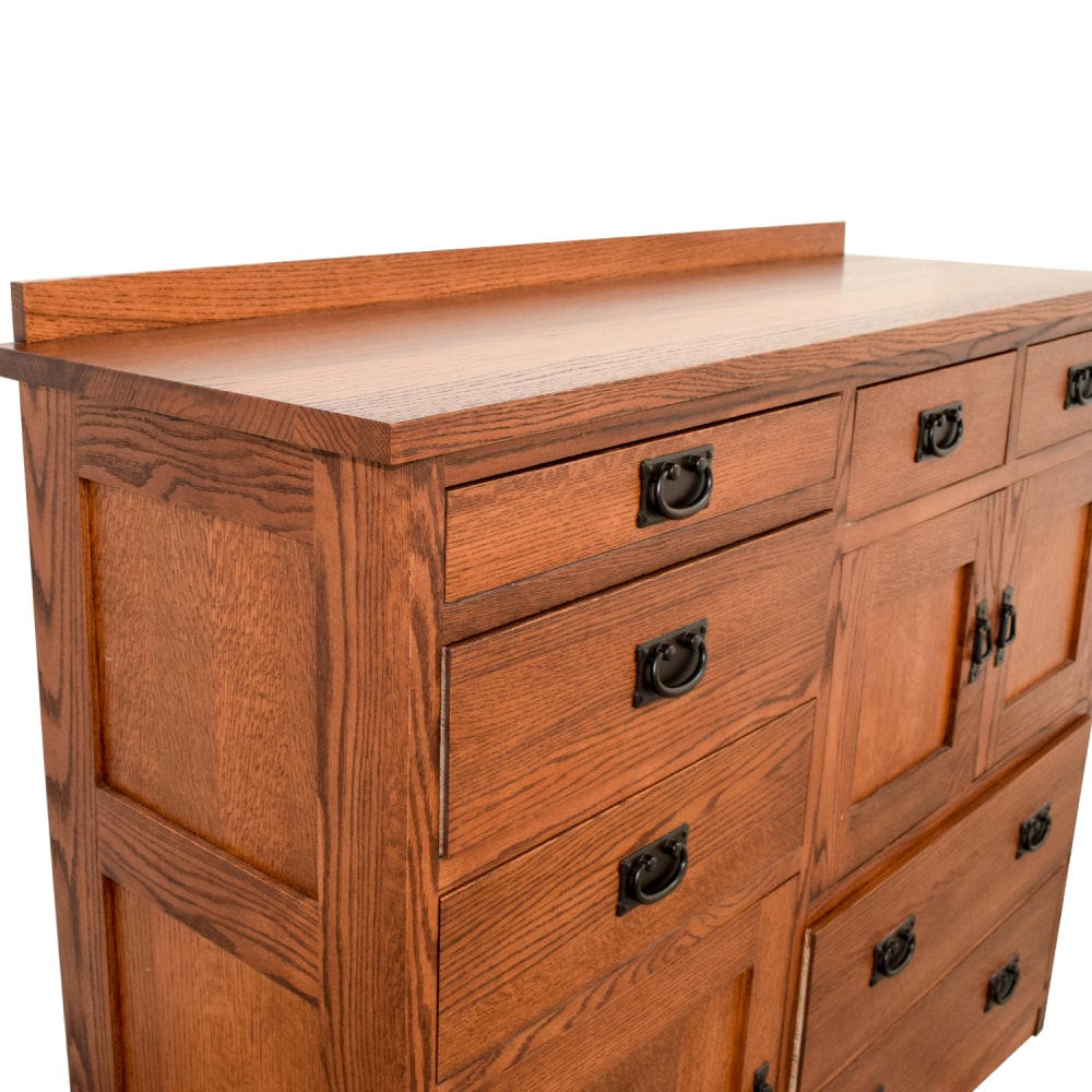 Clearance Bedroom 9-Drawer Mission Dresser, Hickory FBCDRERH0002