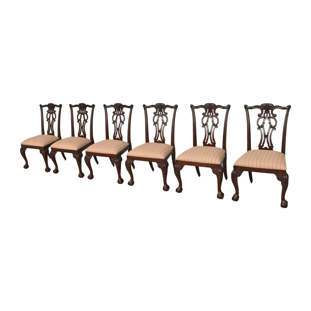 Ethan Allen Chauncey Dining Side Chairs | 80% Off | Kaiyo