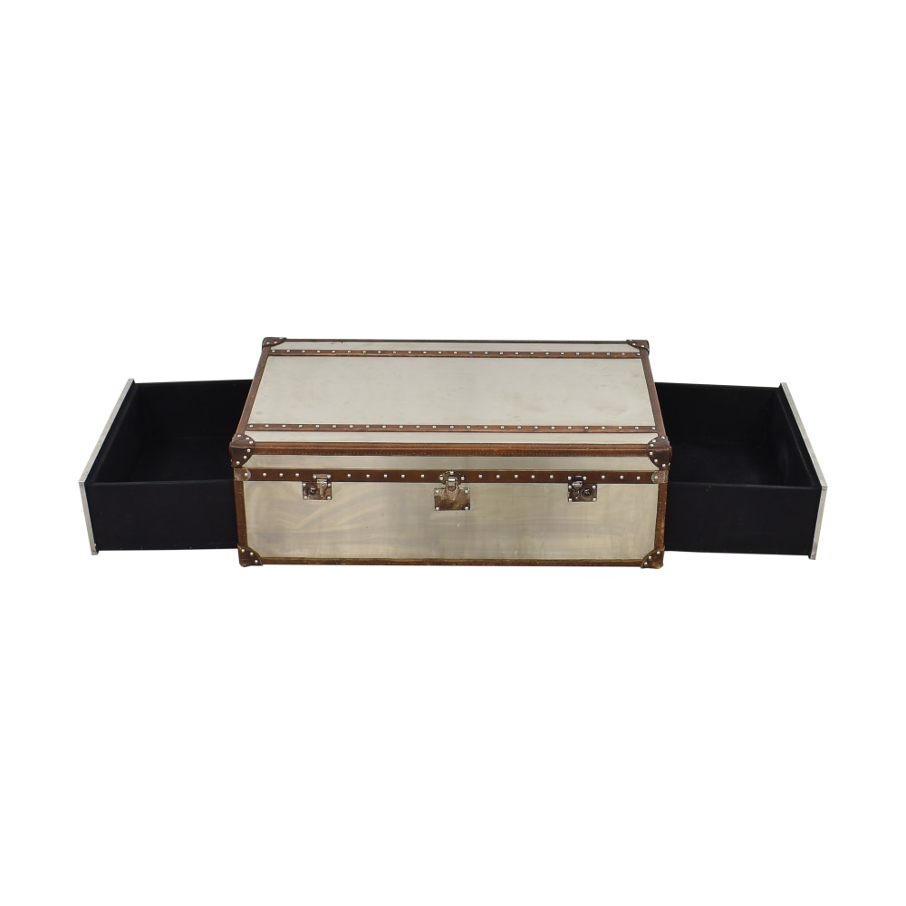 Restoration Hardware Mayfair Steamer Trunk Coffee Table