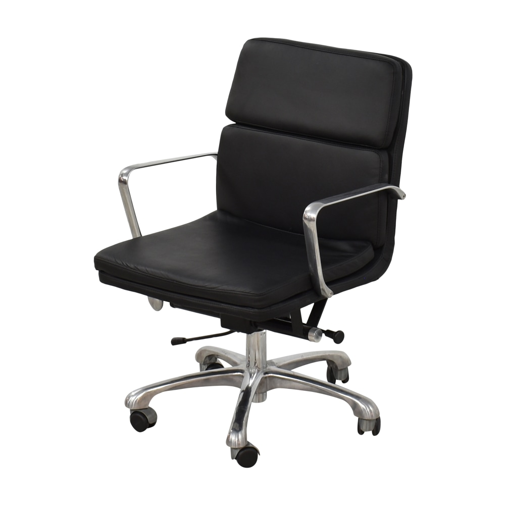 Nash Leather Swivel Desk Chair