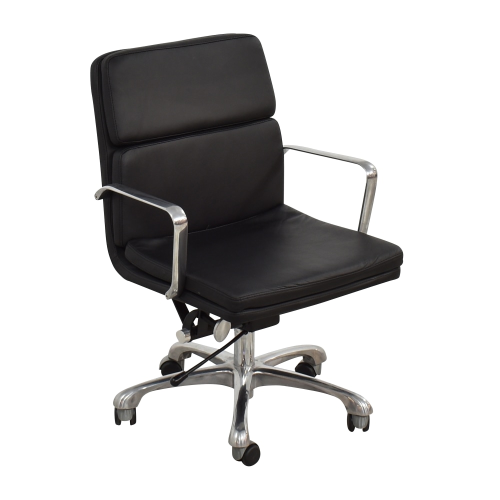 Nash Leather Swivel Desk Chair