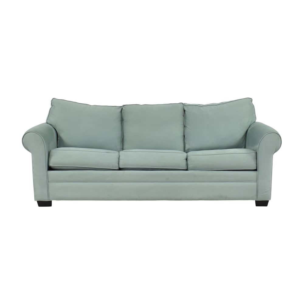 Cindy Crawford Bellingham Green Textured Sofa - Rooms To Go