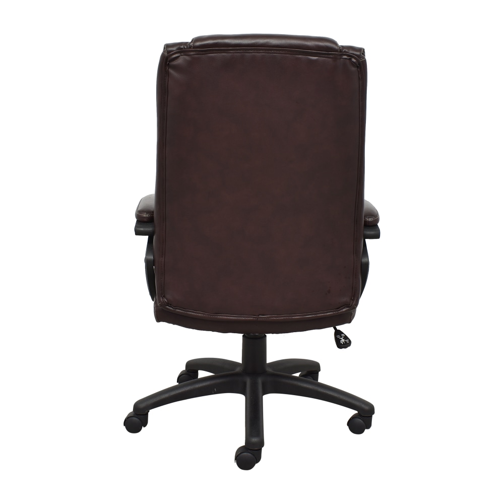 Staples Kelburne Luxura Faux Leather Computer and Desk Chair, Black (58226-CC)