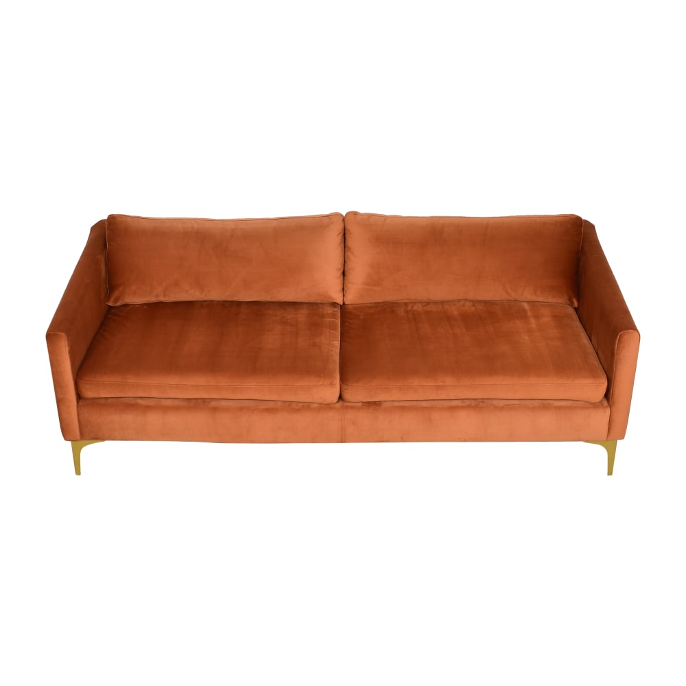 Wayfair Round Arm Sofa with Reversible Cushions Wayfair