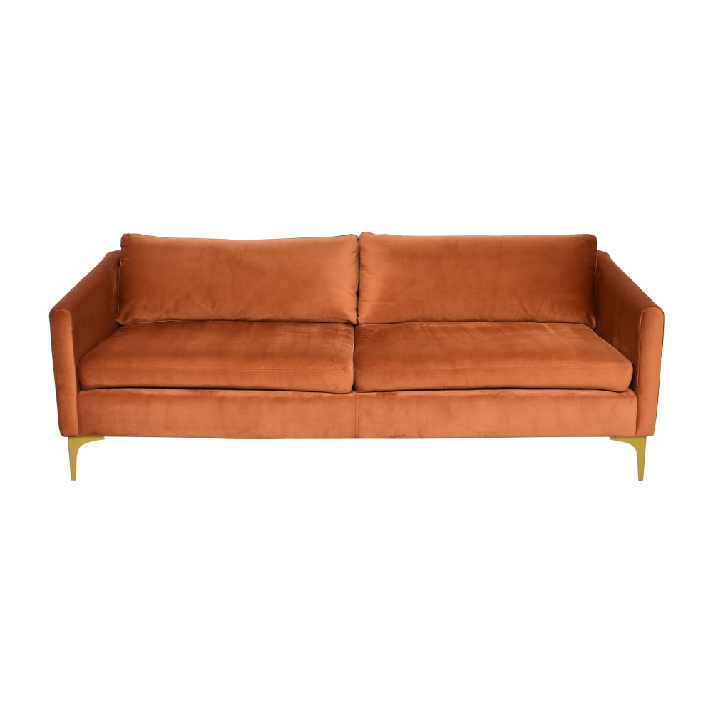 Wayfair Wayfair Round Arm Sofa with Reversible Cushions discount