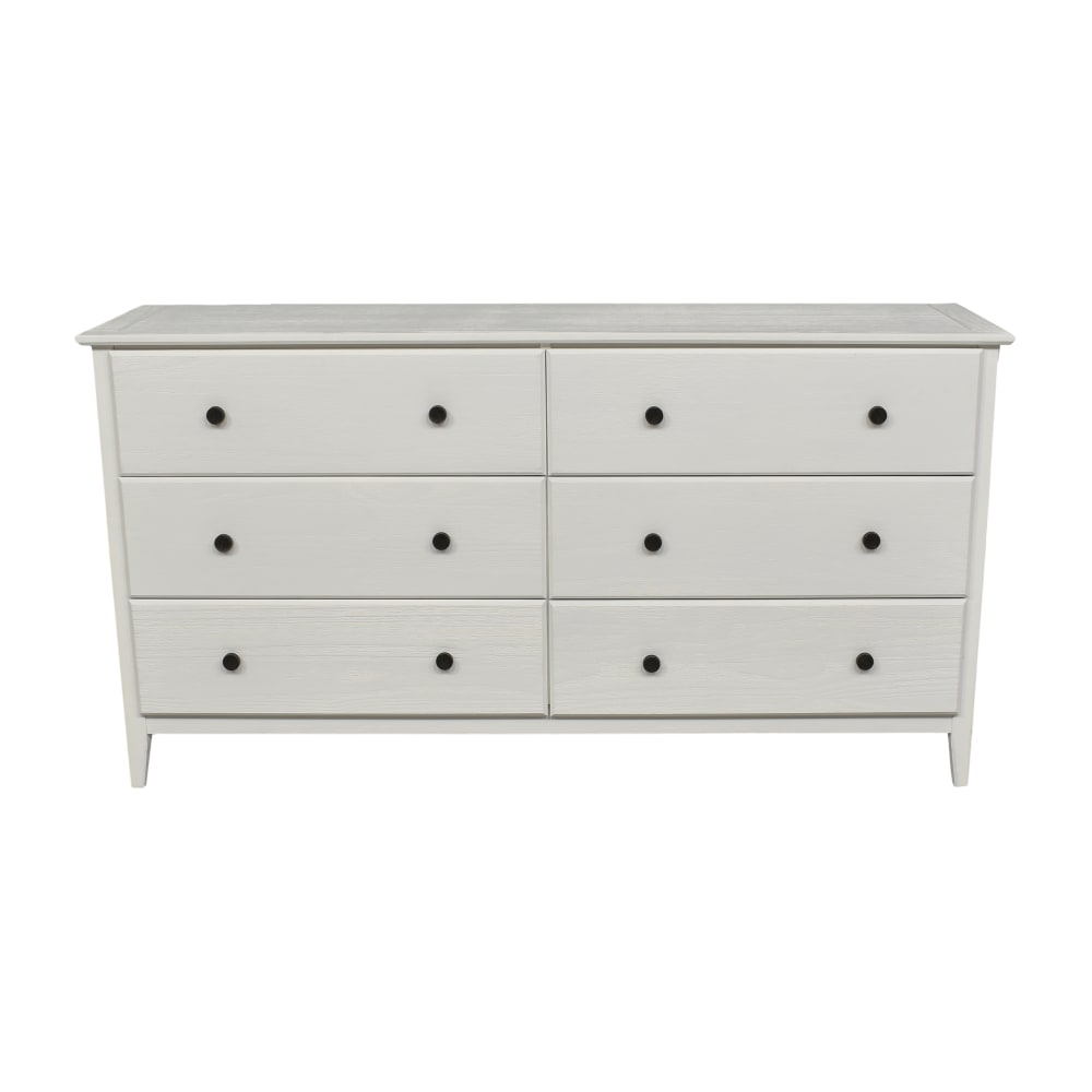 17 OFF Grain Wood Furniture Greenport Six Drawer Dresser / Storage