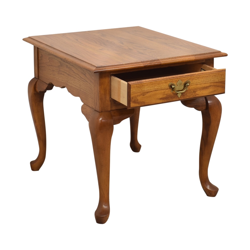 Used Broyhill Furniture Single Drawer End Table 