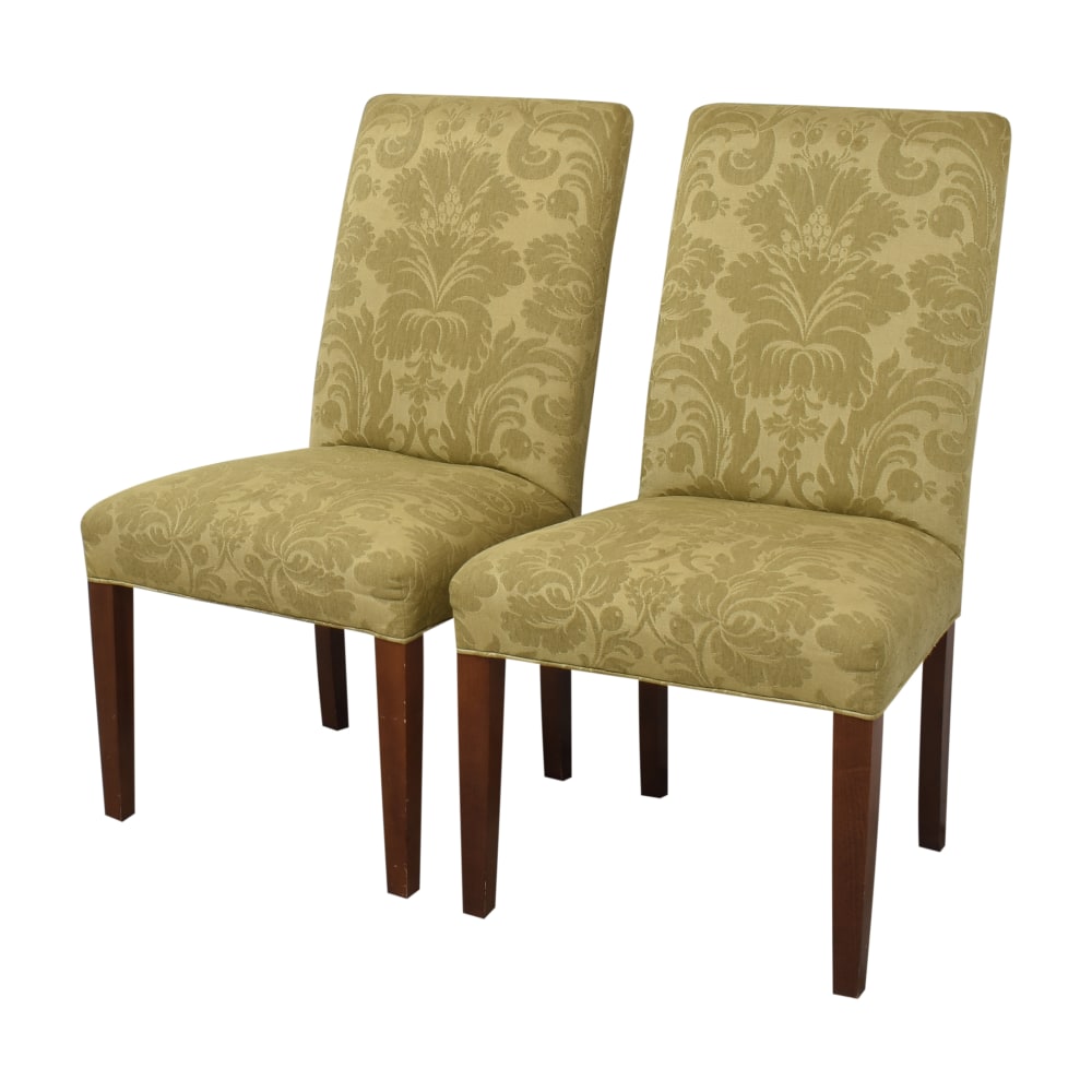 Crate & Barrel Upholstered Parsons Chairs | 24% Off | Kaiyo