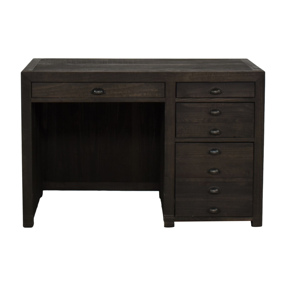 24% OFF - Restoration Hardware Restoration Hardware Weller Storage Desk /  Tables