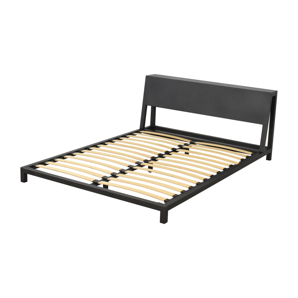 CB2 Alpine Gunmetal Queen Bed | 26% Off | Kaiyo