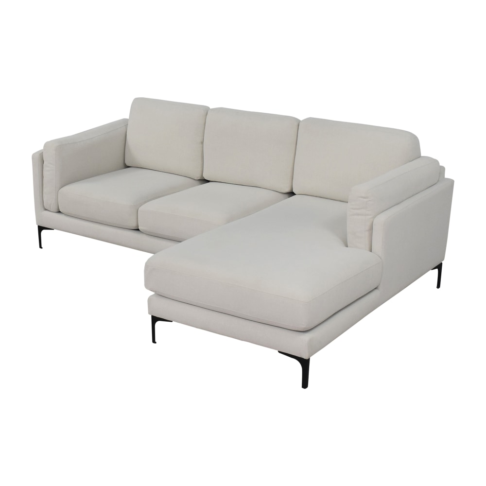 39% OFF - Interior Define Interior Define Gaby Chaise Sectional / Sofas