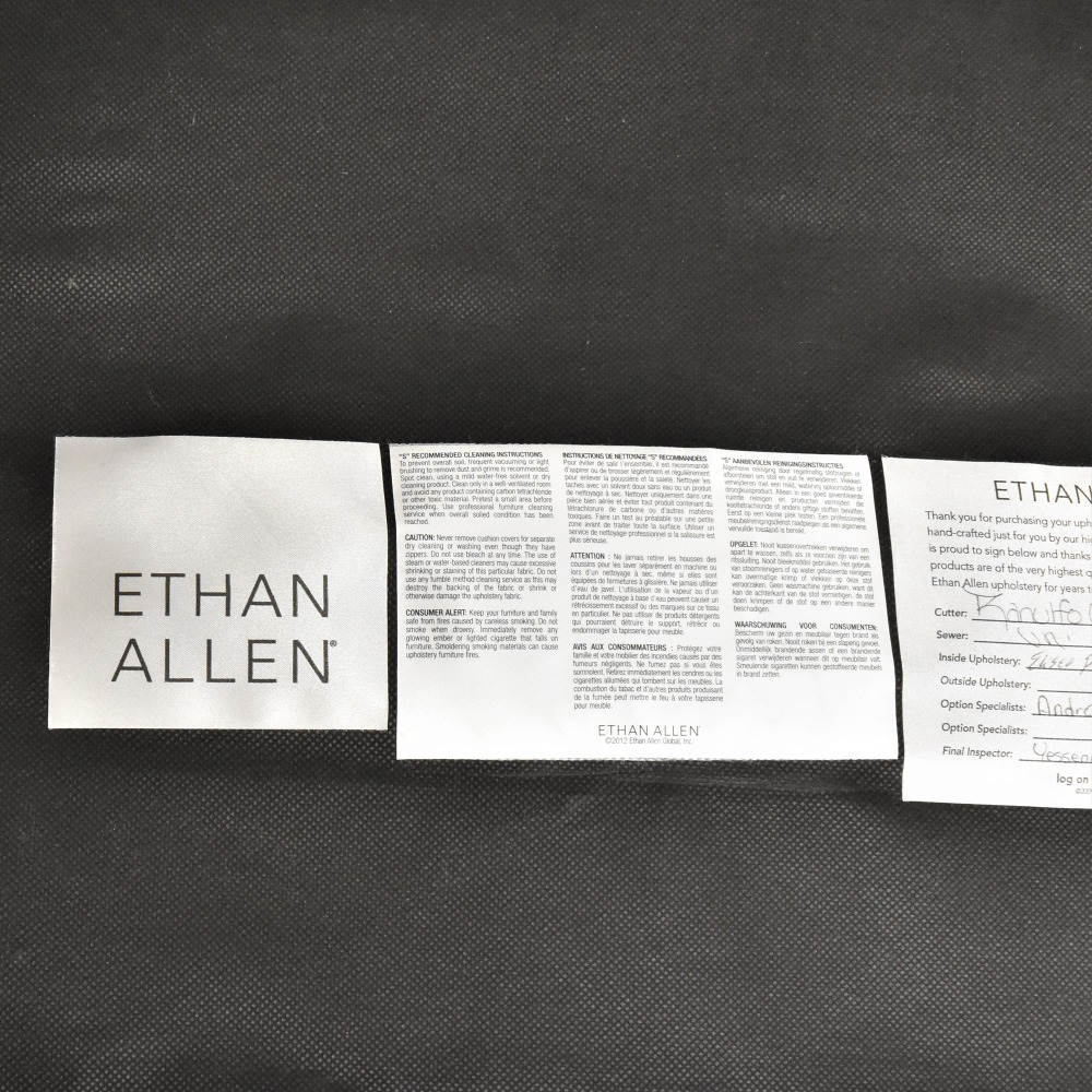 Ethan Allen Ethan Allen Tufted Bench  dimensions