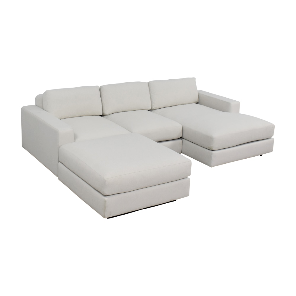 Urban 2 Piece Chaise Sectional, Sofa With Chaise