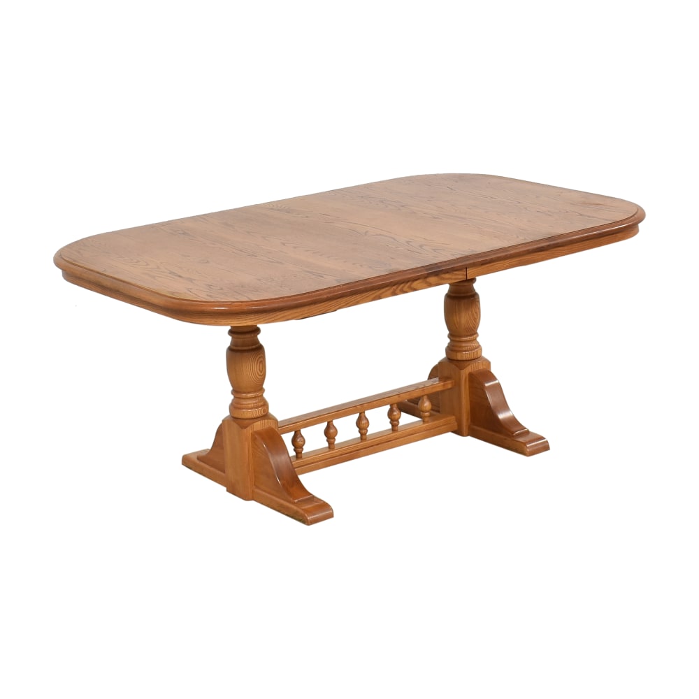 Rustic Extendable Dining Table 51 Off Kaiyo 