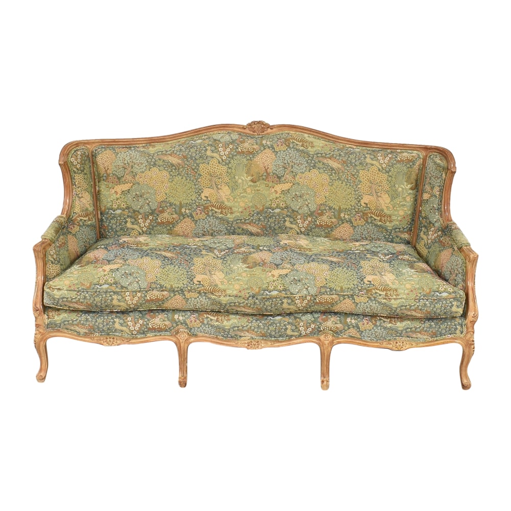 Custom Carved French Provincial Sofa