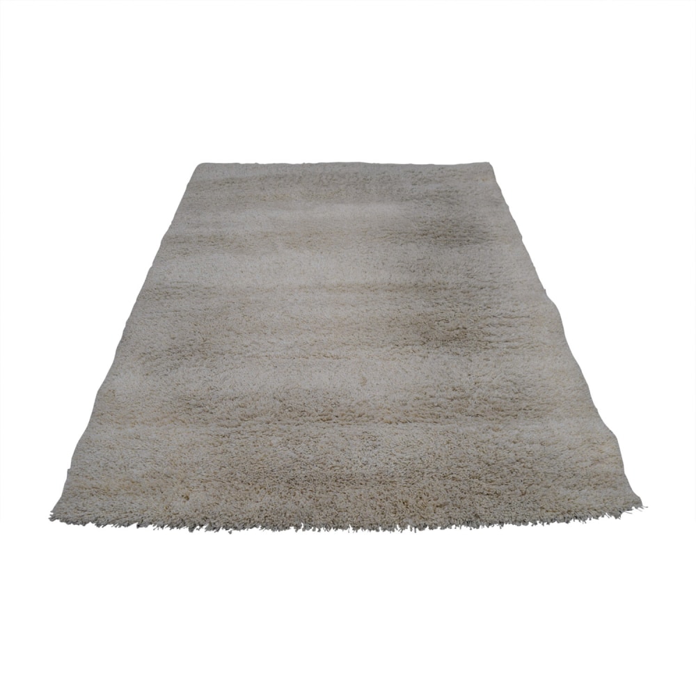 Art Deco White Plush Rug | 66% Off | Kaiyo