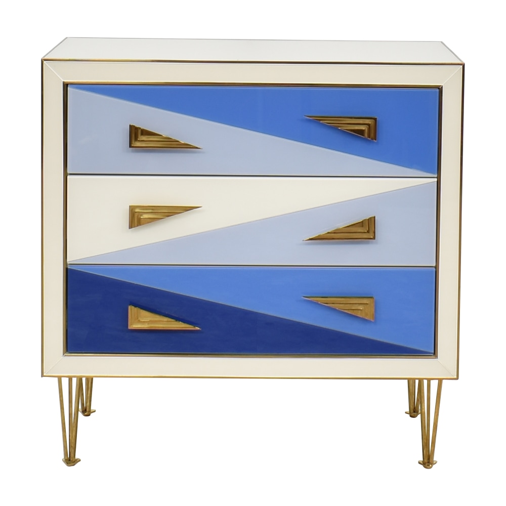 Jonathan Adler Harlequin Three Drawer Chest / Dressers