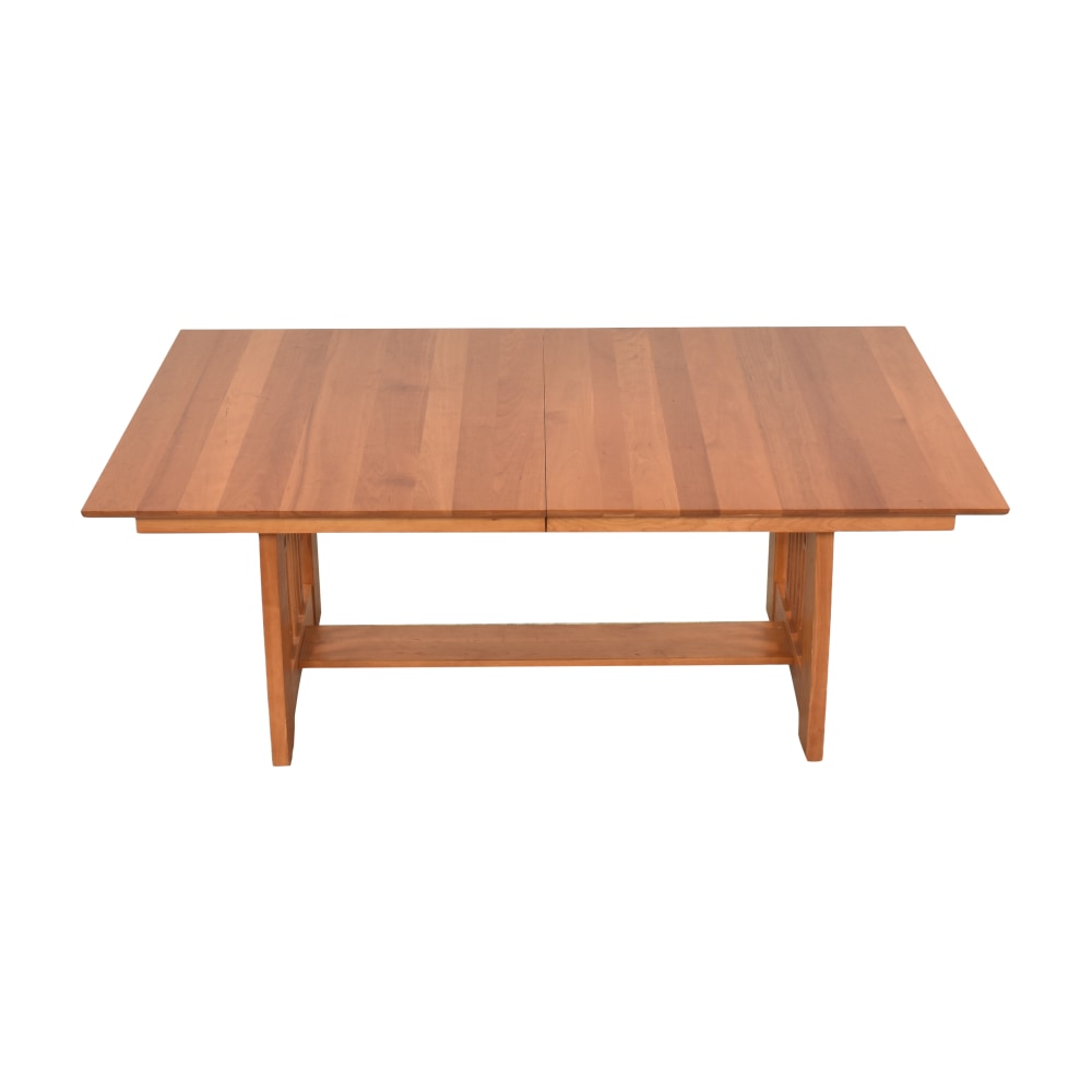 buy Stickley Furniture Highlands Trestle Dining Table Stickley Furniture Tables