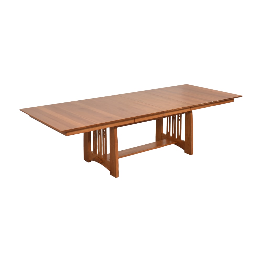 buy Stickley Furniture Highlands Trestle Dining Table Stickley Furniture Tables